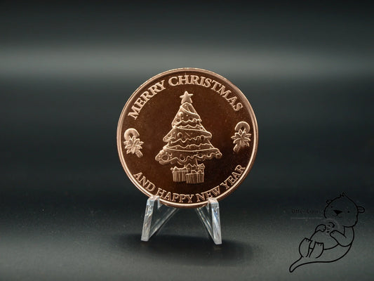 Kupfermünze Weihnachten 1oz