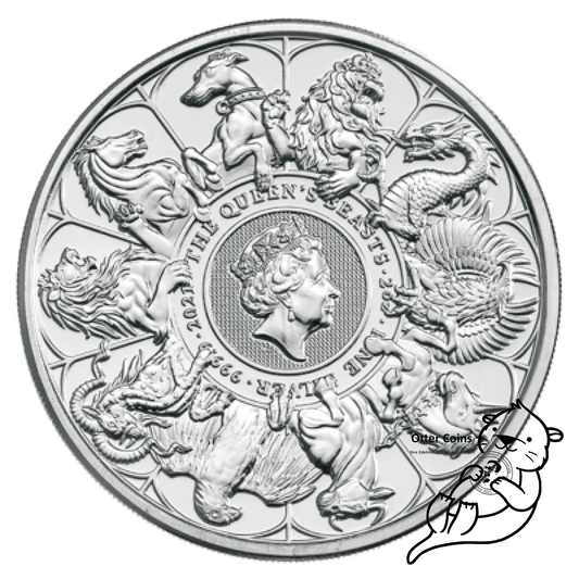 Queens Beast Completer 2 Oz Silbermünze 2021*