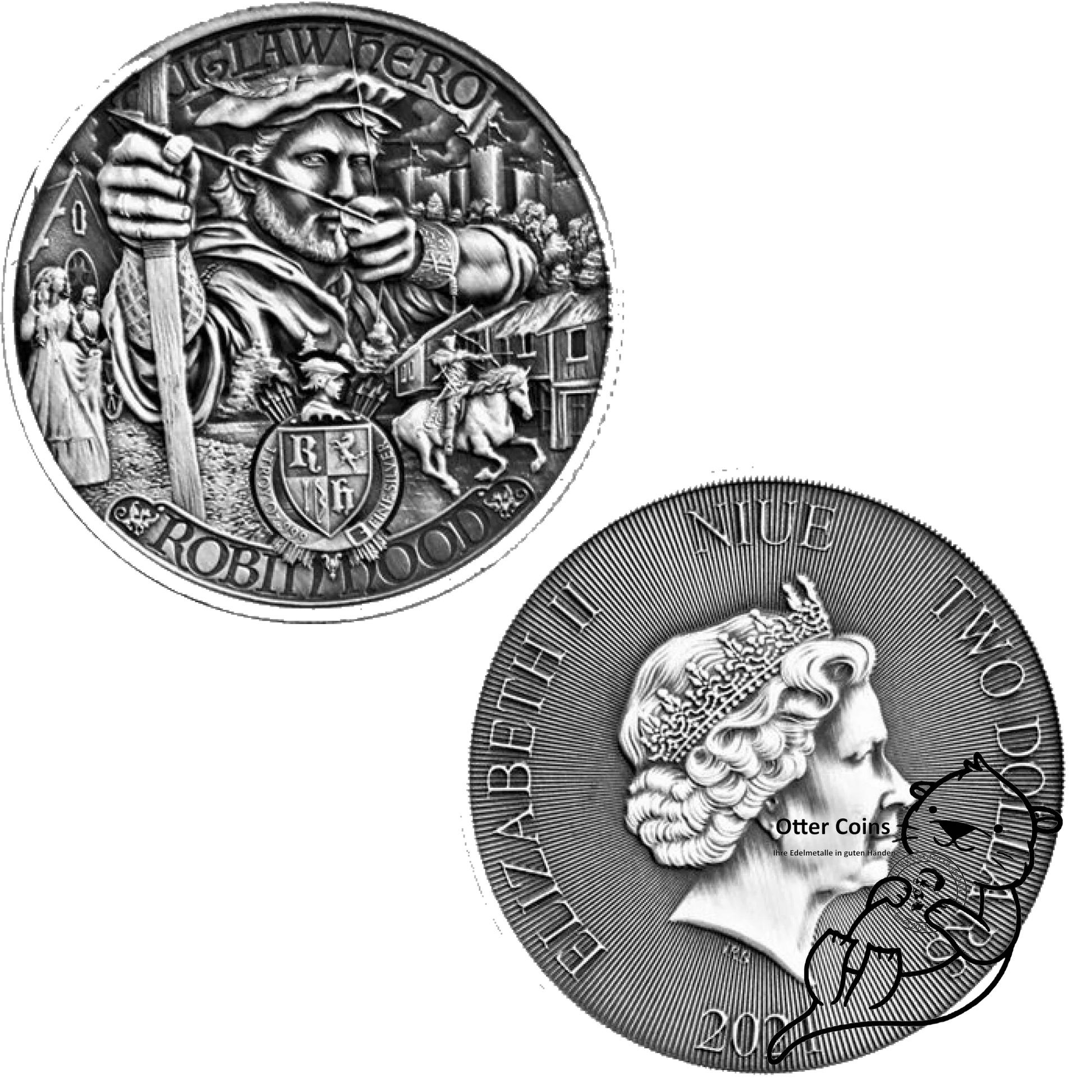 Robin Hood Antik 1oz Silbermünze*