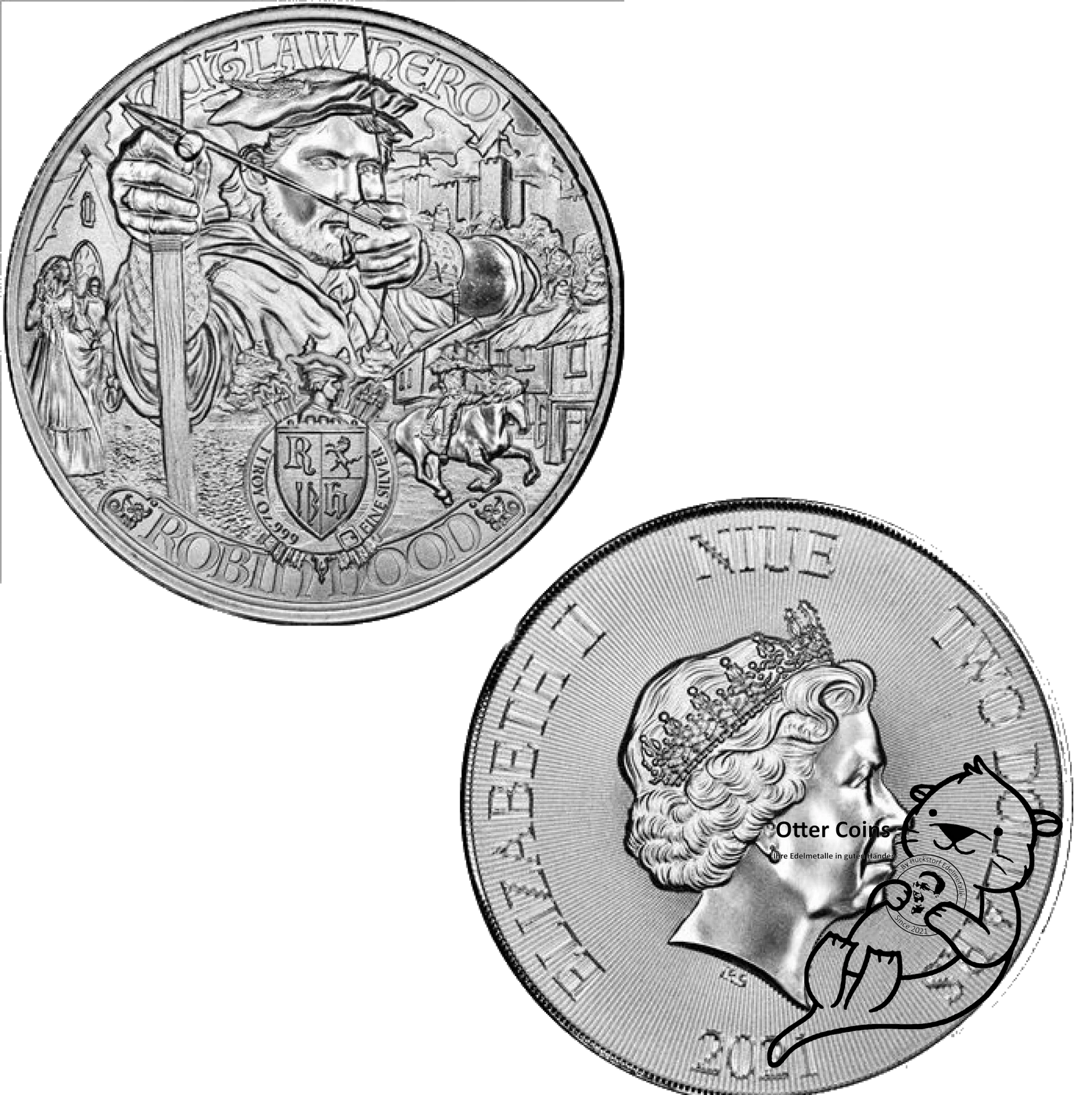 Robin Hood 1oz Silbermünze*
