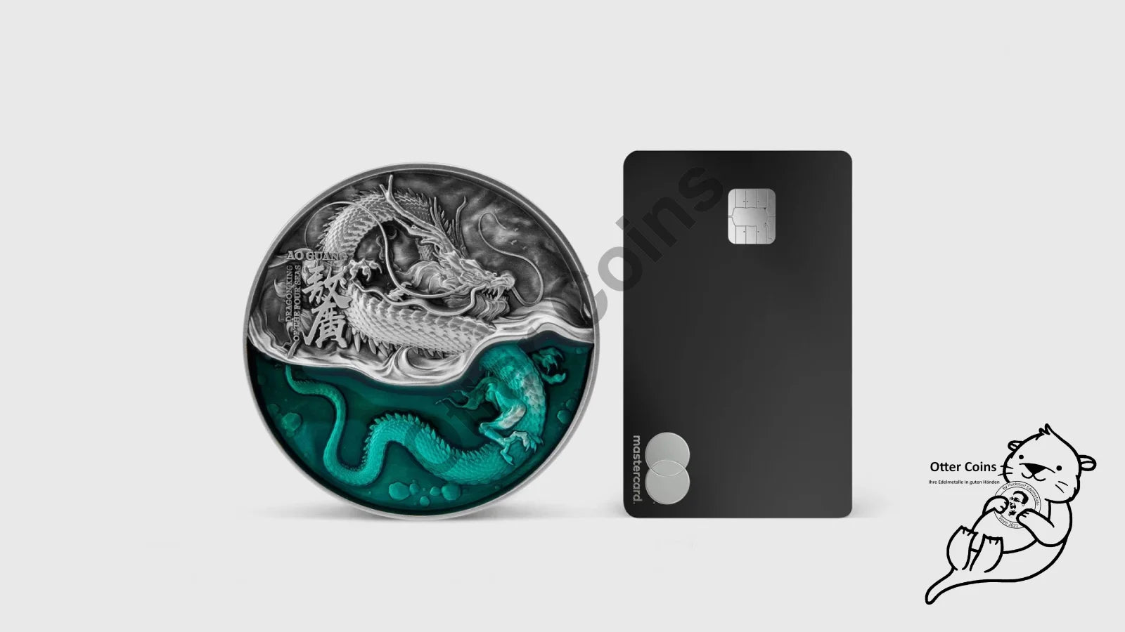 Ao Guang/ Azure Dragon Drache 2021 2oz Silbermünze*