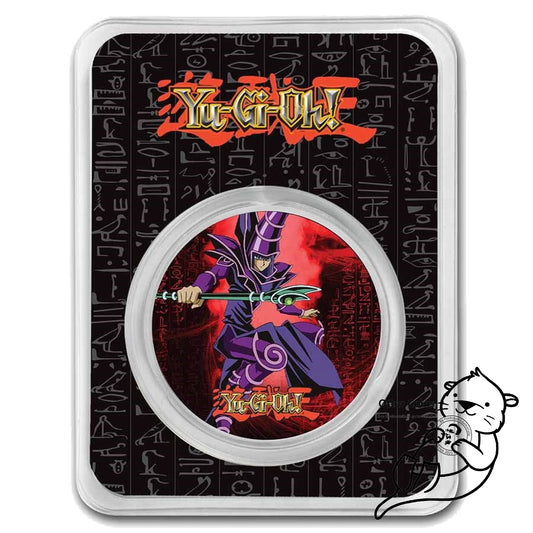 Niue Yu - Gi - Oh! Schwarzer Magier 1 Oz Silbermünze 2022*