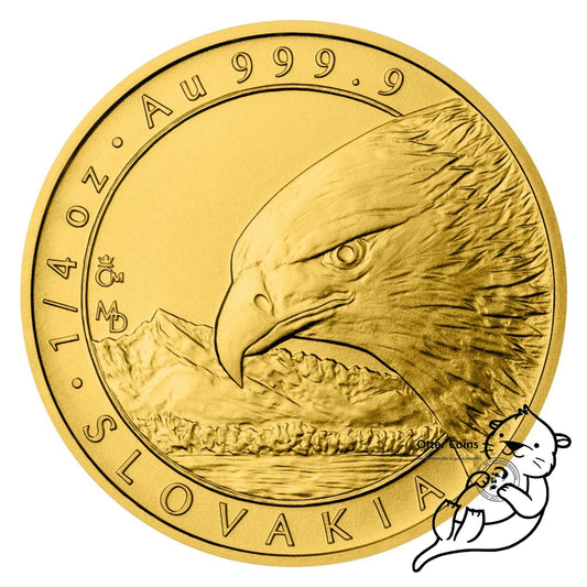 Slovakia Eagle 1/25 Oz Goldmünze 2022**