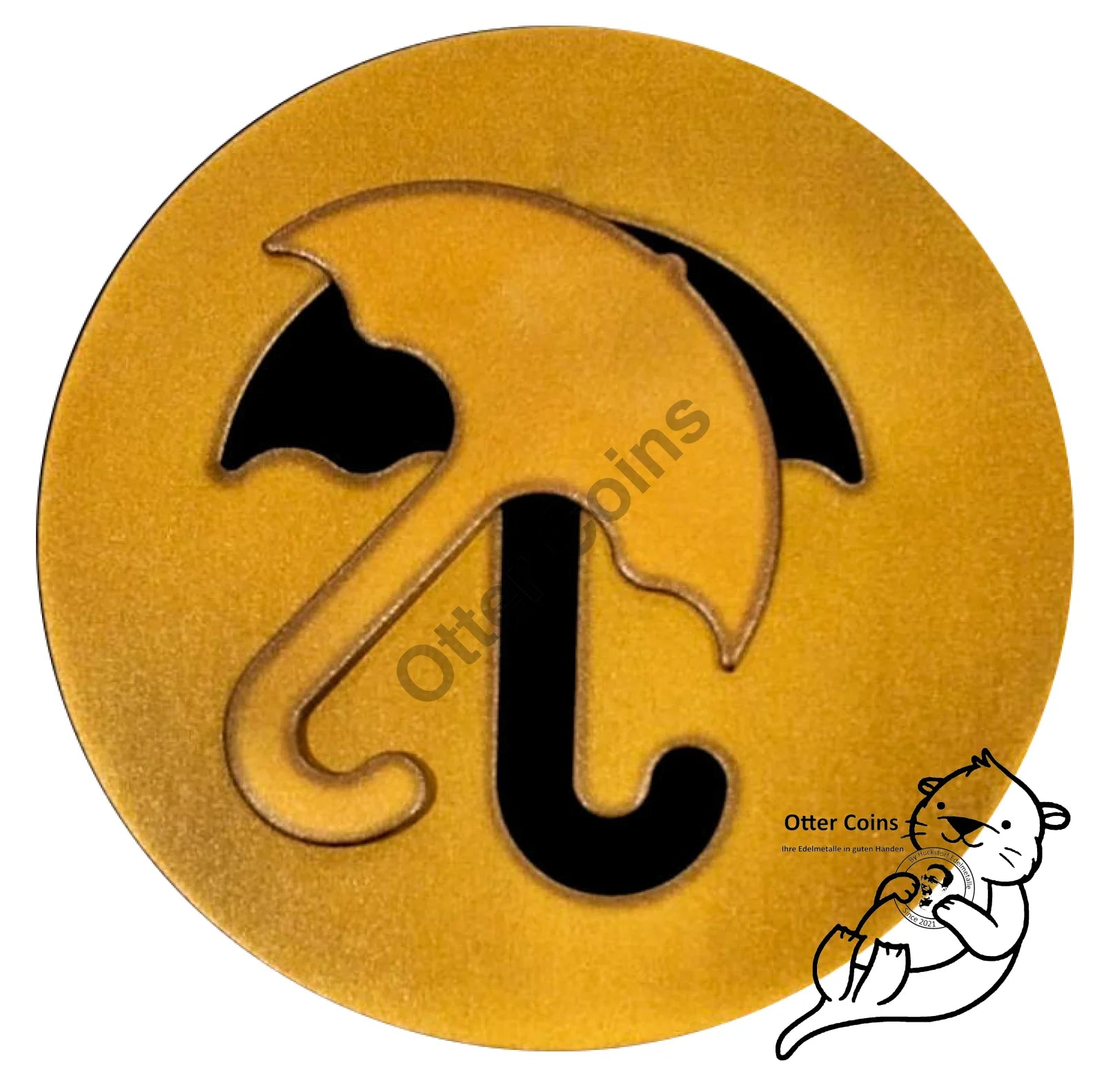 Squid Game™ Dalgona Honeycomb Umbrella 2 Oz Silbermünze