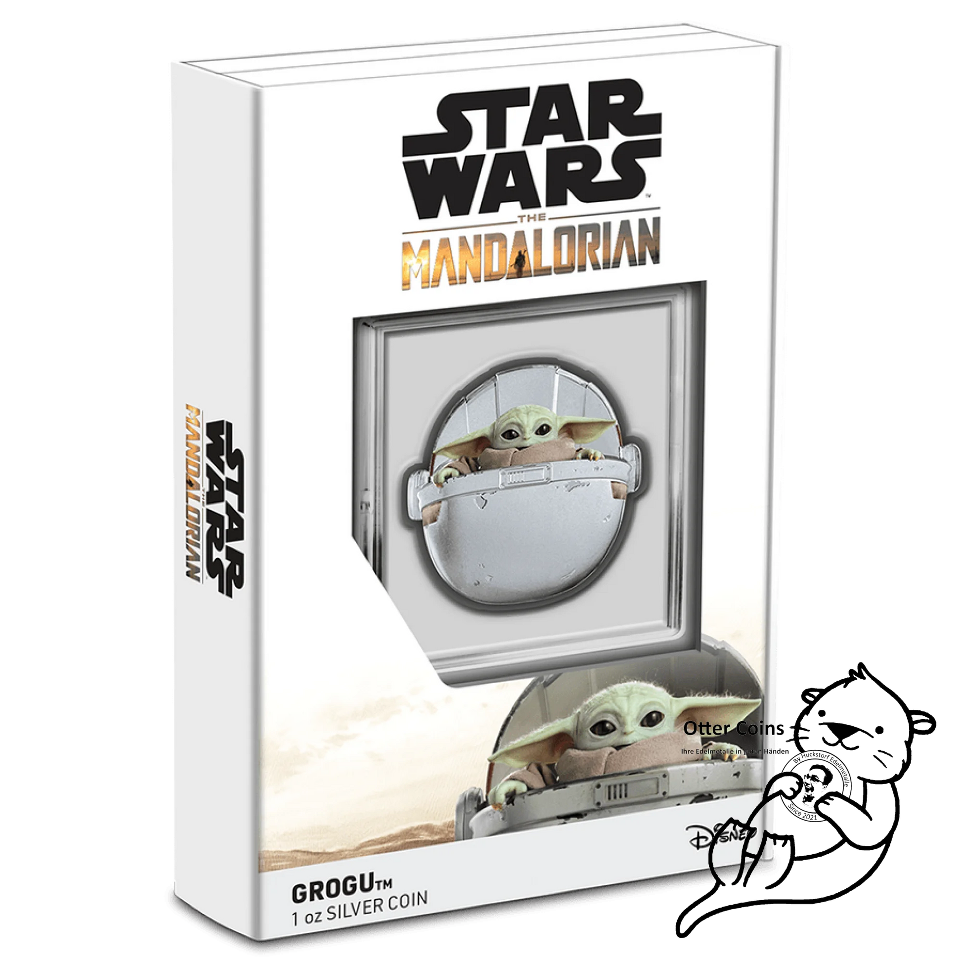 Star Wars Mandalorian Grogu™ Pod 1 oz Silbermünze*