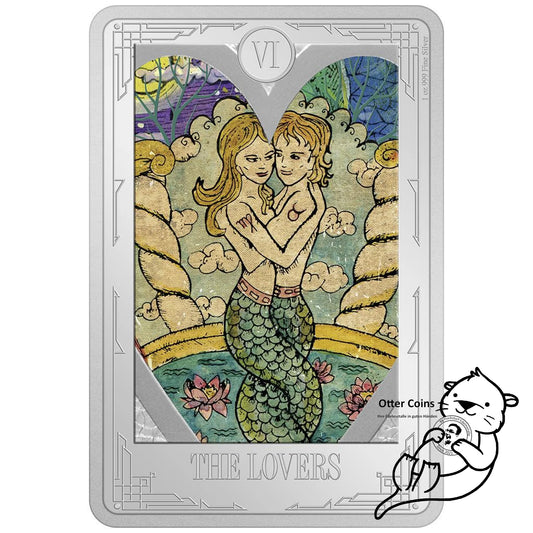 Tarot The Lovers 1 oz Silbermünze 2022*