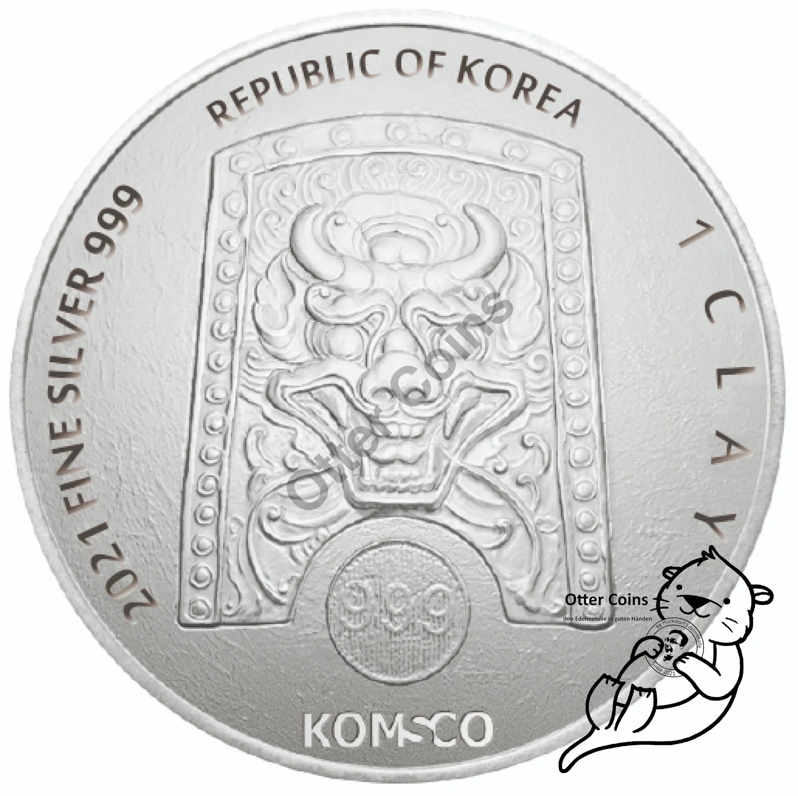 Taurus 1 Oz Silbermünze 2021