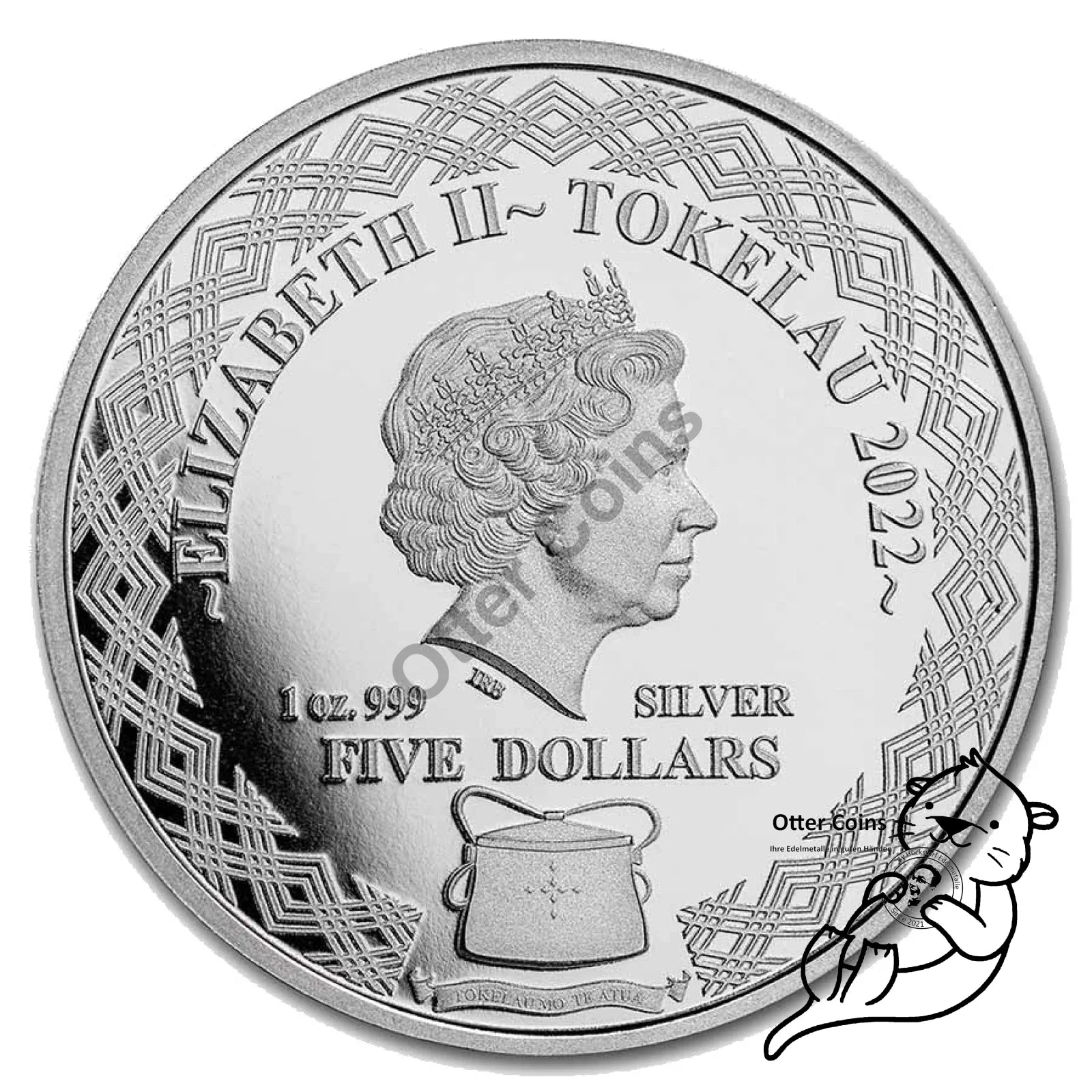 Tokelau Whiskered Screech Owl 1 Oz Silbermünze 2022*