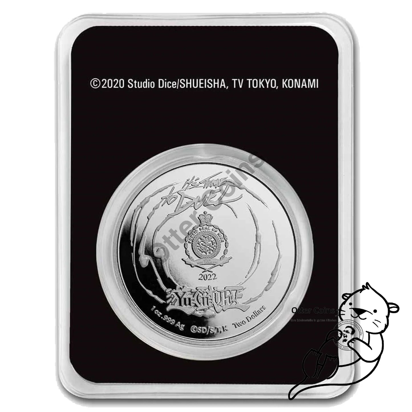Niue Yu - Gi - Oh! Game Flip Coin 25th Anniversay Coincard