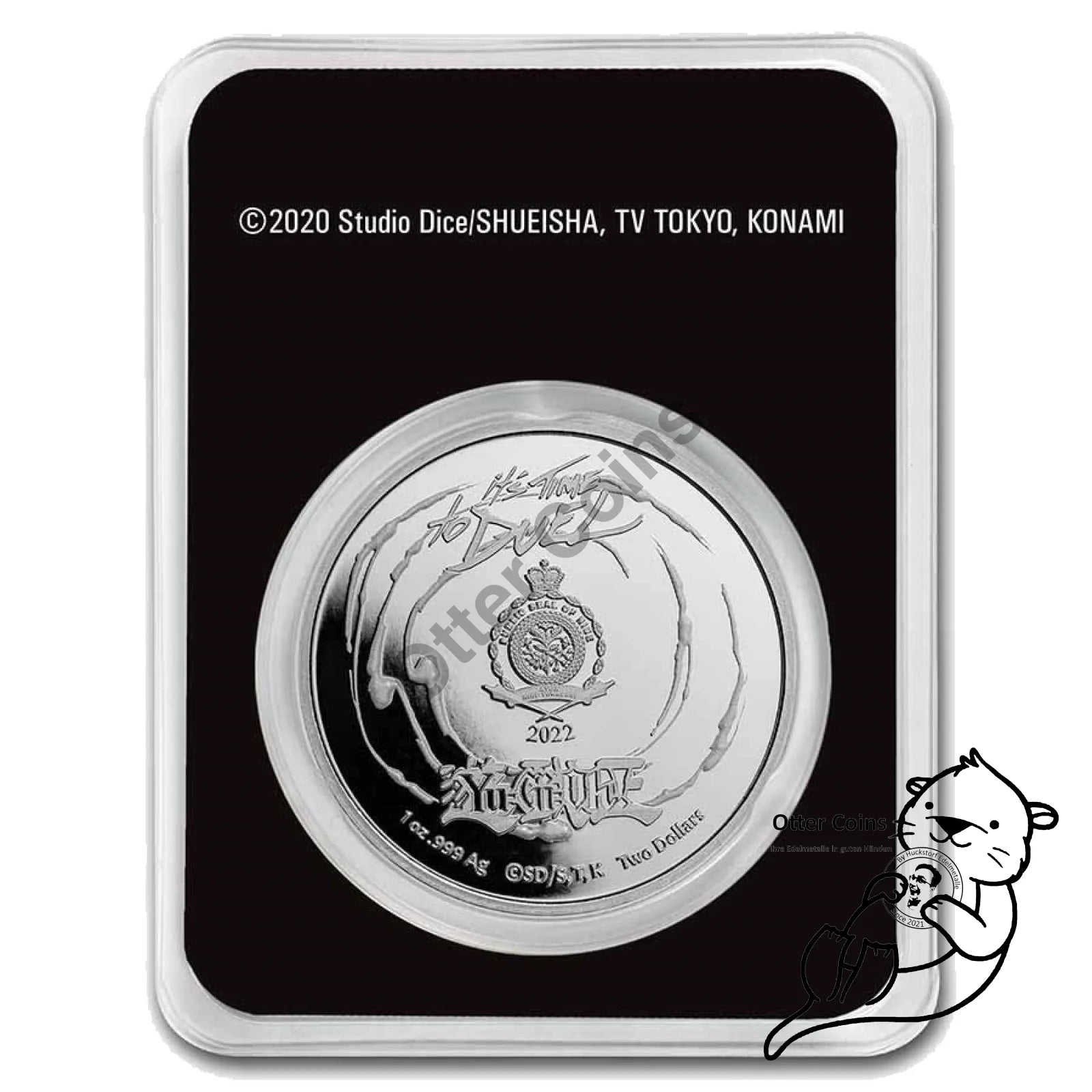 Niue Yu - Gi - Oh! Game Flip Coin 25th Anniversay Coincard