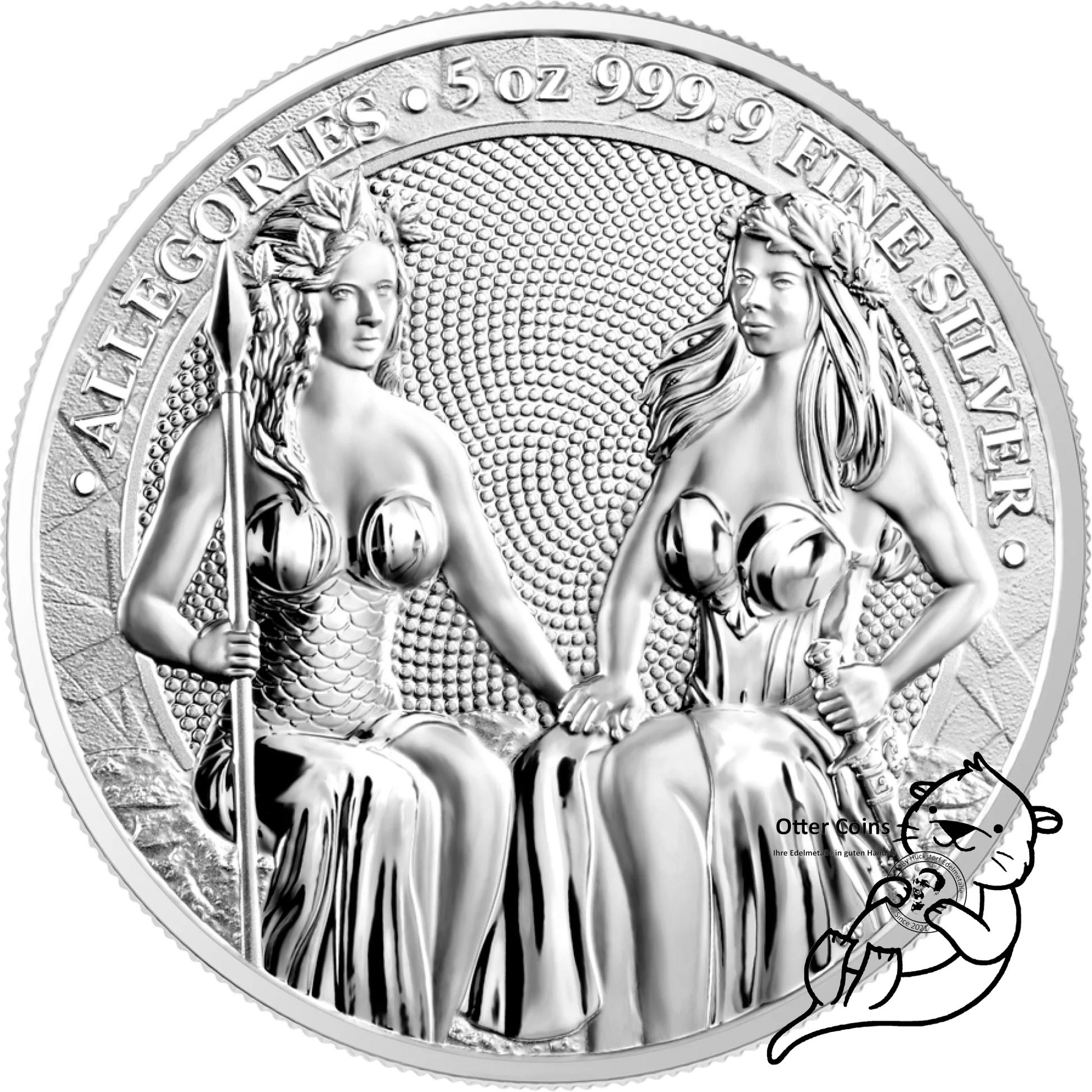 Germania Mint Allegories Austria & 5 Oz Silbermünze 2021
