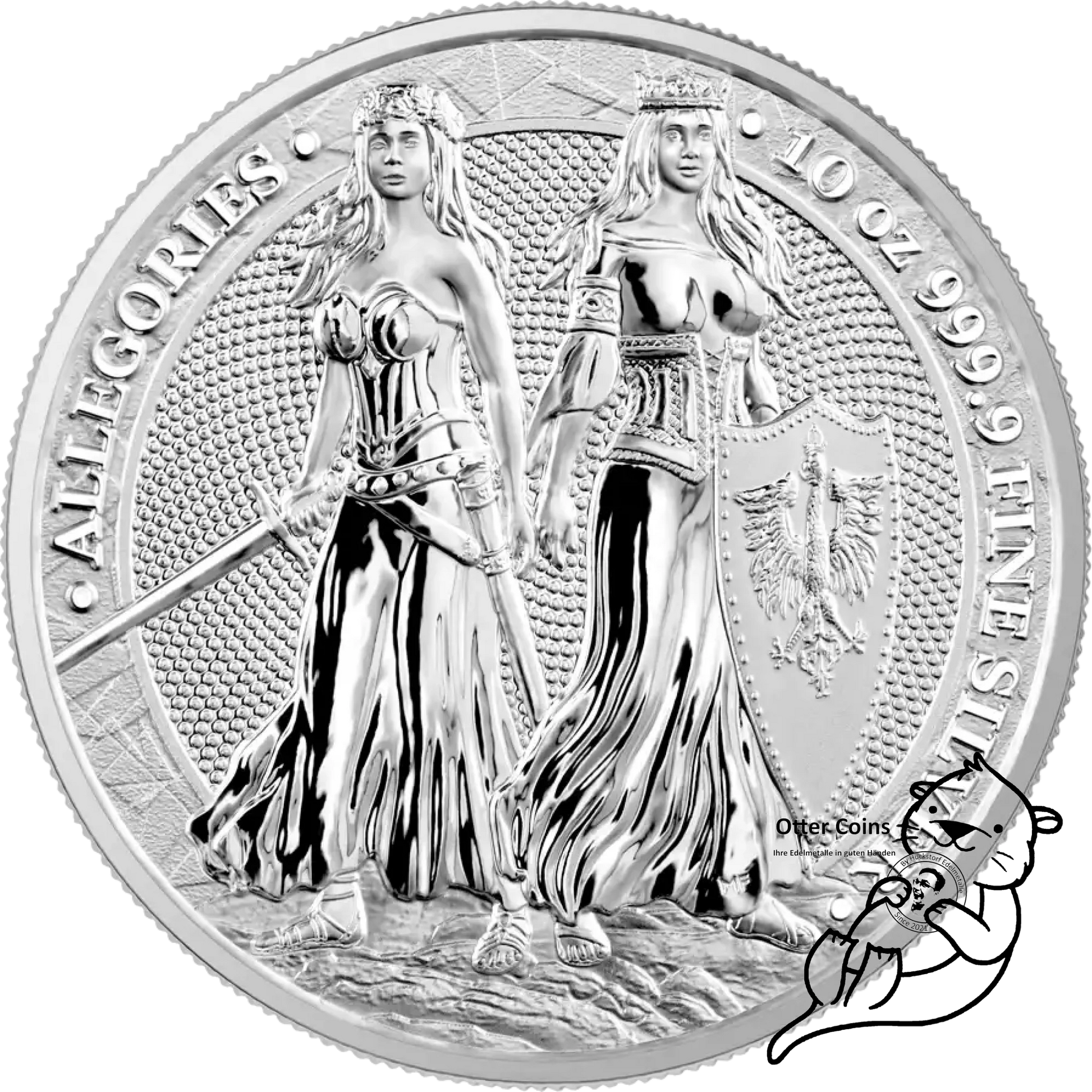 Polonia & Germania 2022 10oz Silbermünze