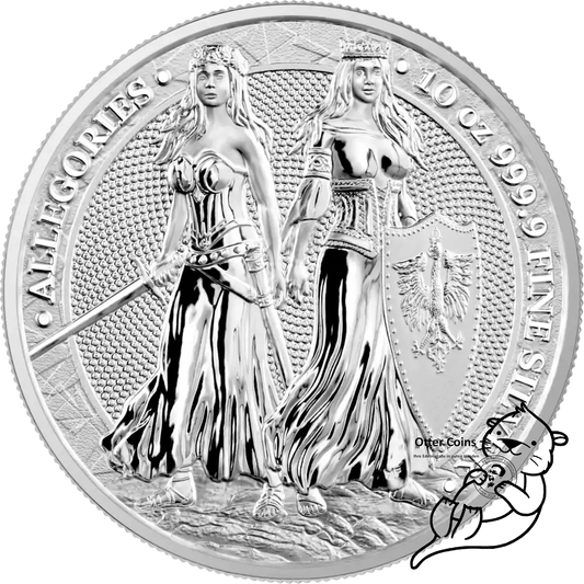 Polonia & Germania 2022 10oz Silbermünze