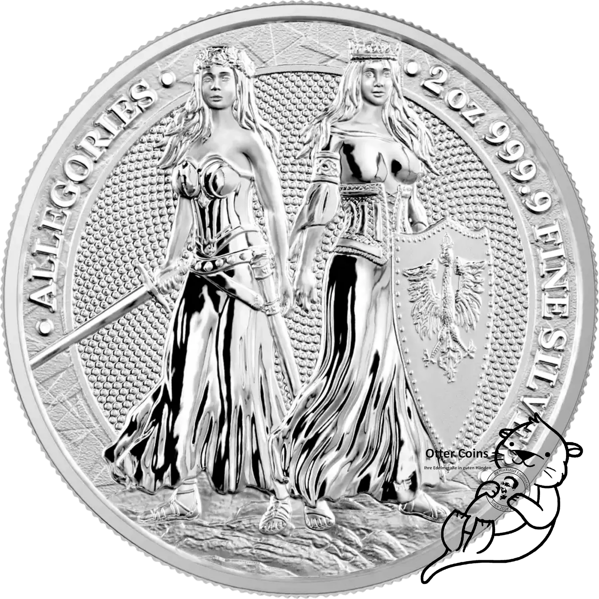 Polonia & Germania 2022 2oz Silbermünze