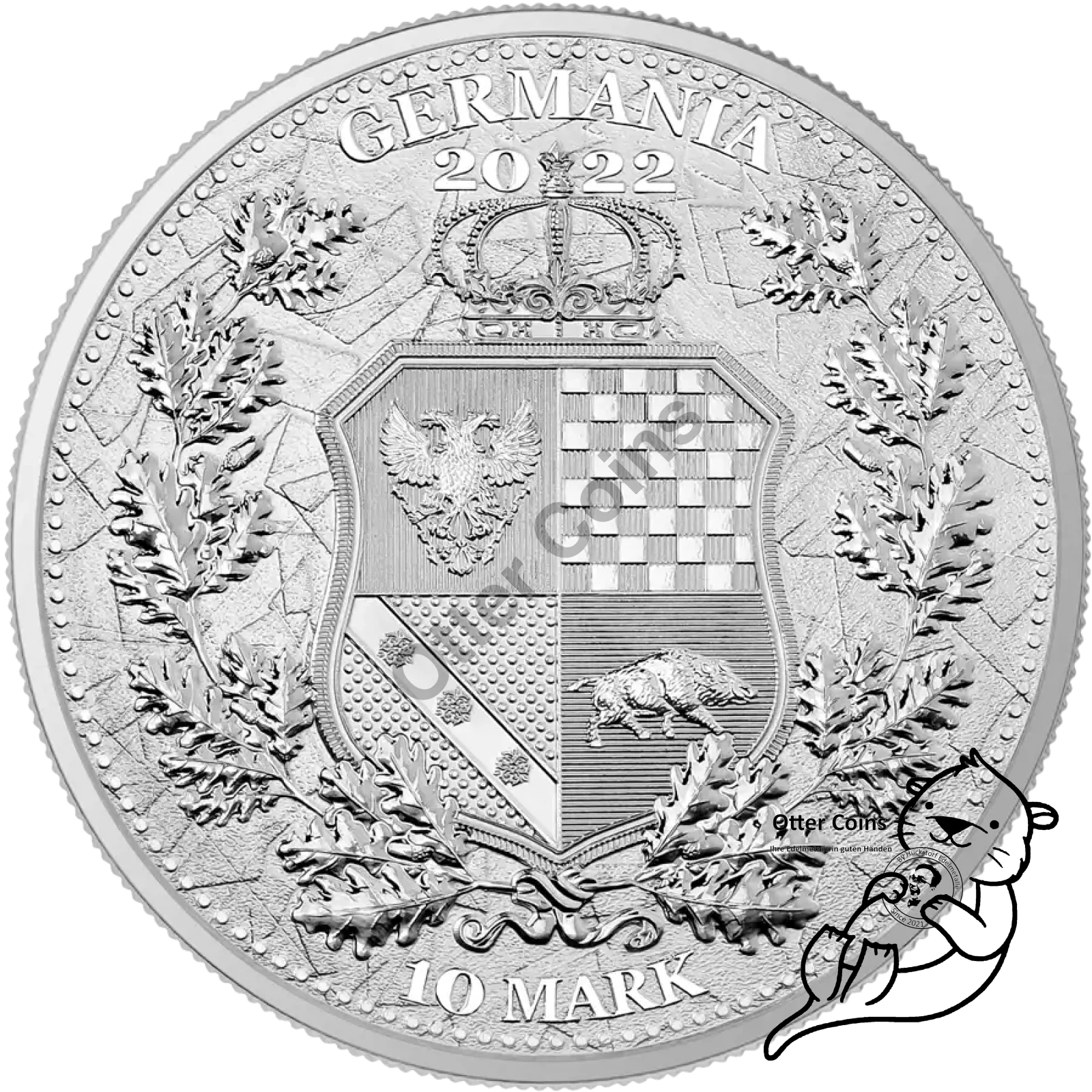 Polonia & Germania 2022 2oz Silbermünze