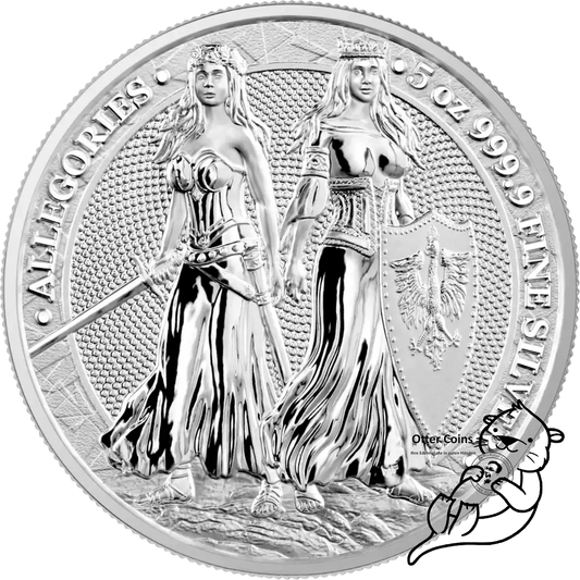 Polonia & Germania 2022 5oz Silbermünze