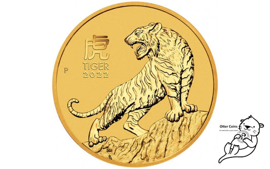 1/20 oz Goldmünze Australien Lunar III Tiger 2022**