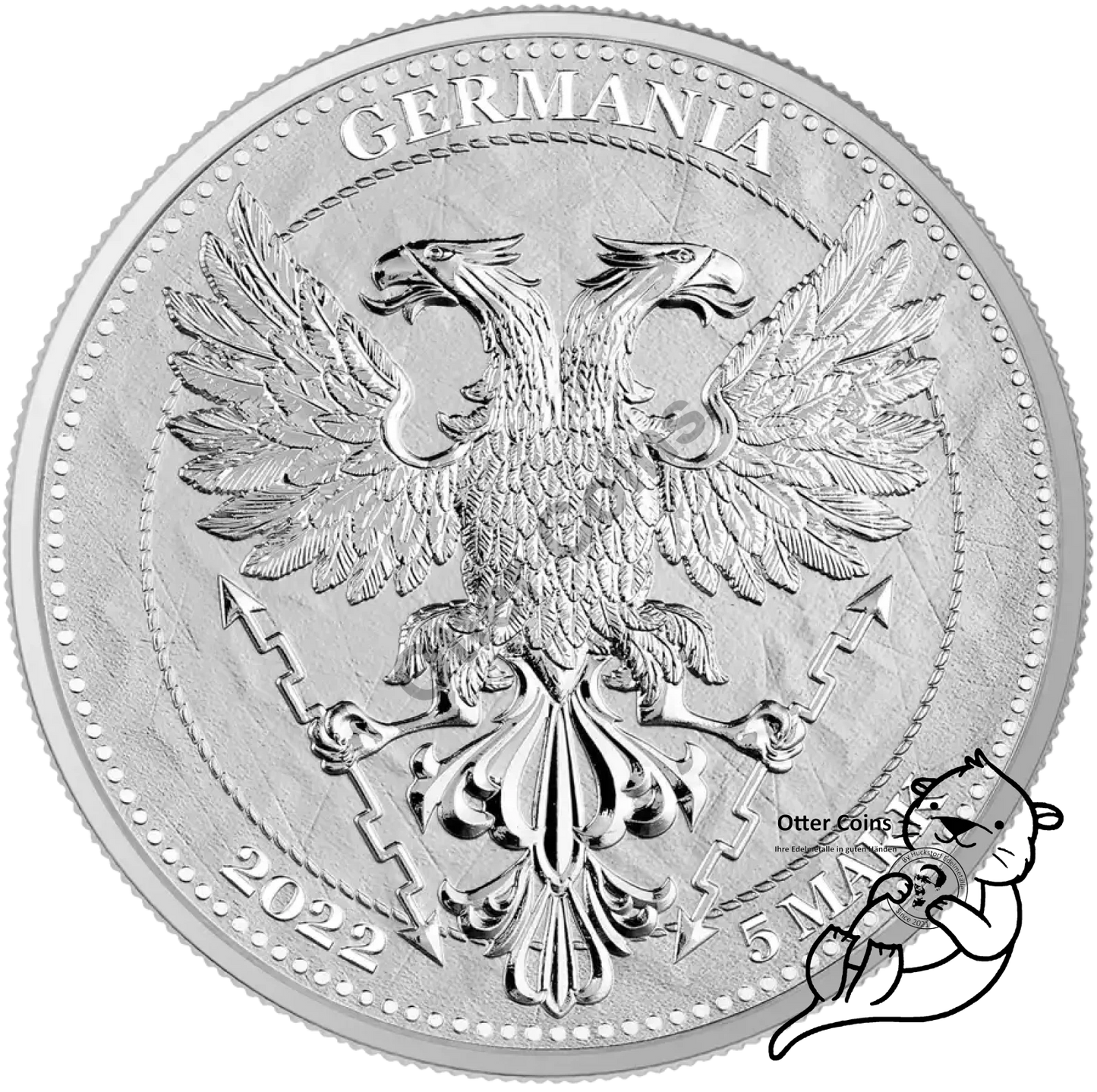 Germania Mint Linden Leaf 1 Oz Silbermünze 2022
