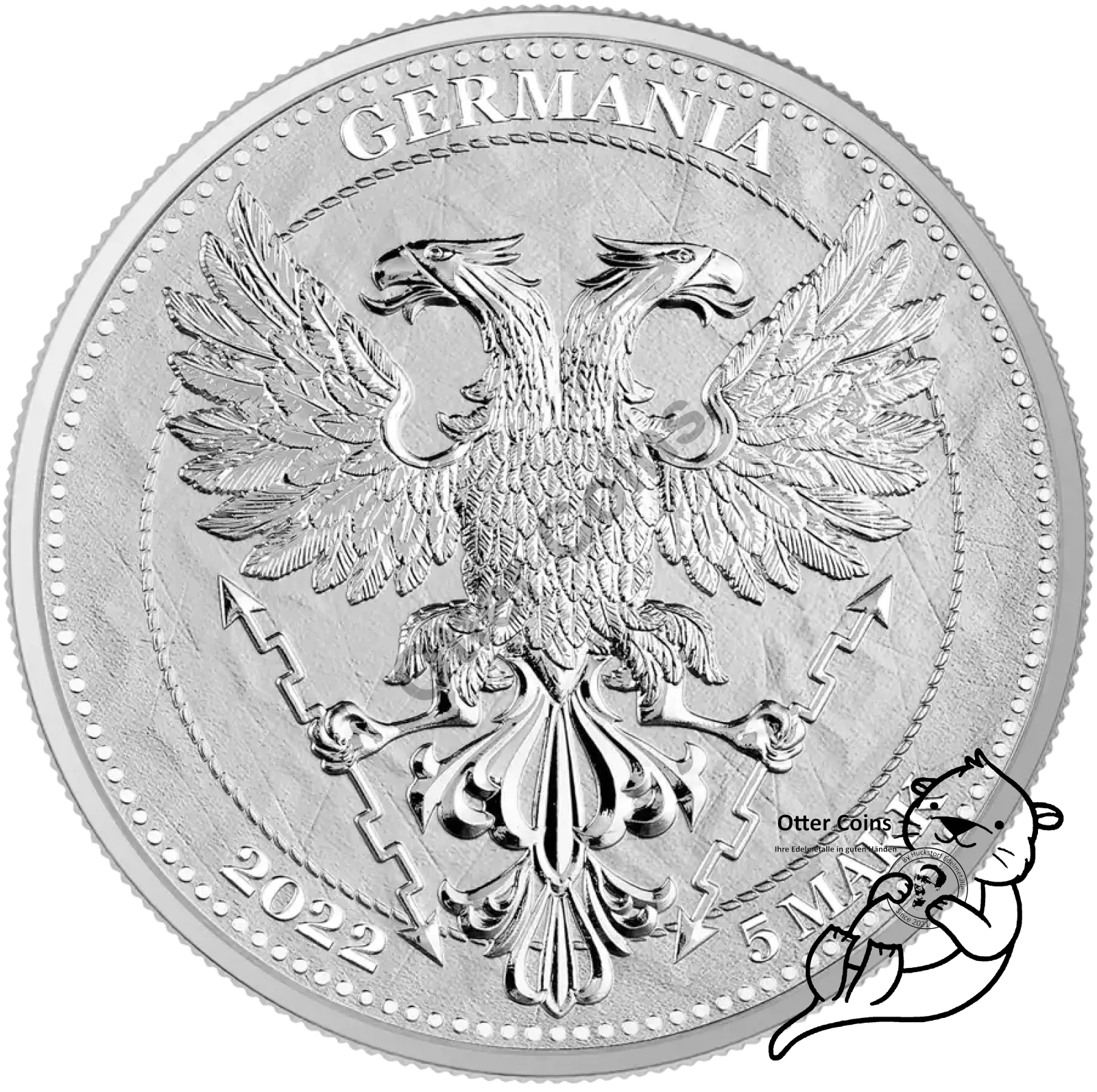 Germania Mint Linden Leaf 1 Oz Silbermünze 2022