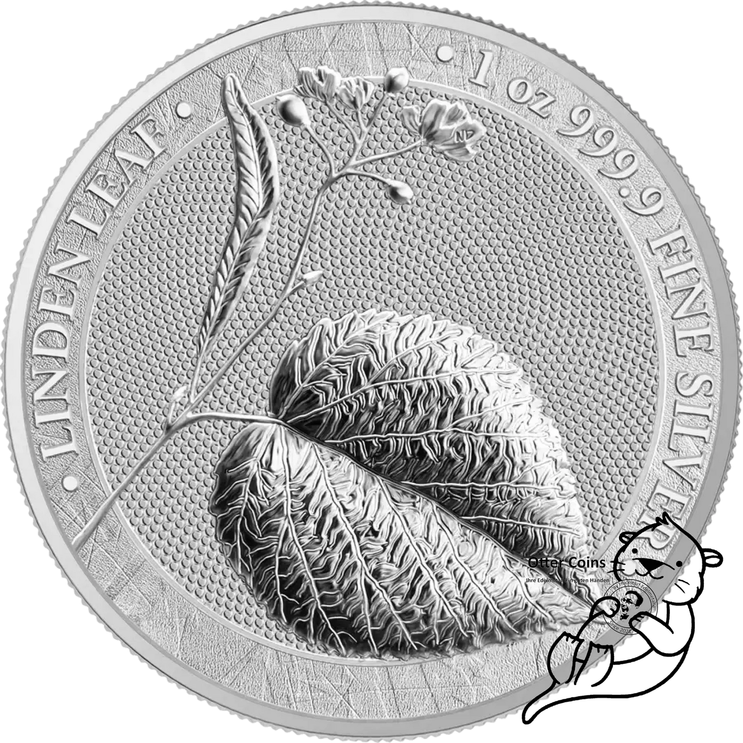 Germania Mint Linden Leaf 1 Oz Silbermünze 2022
