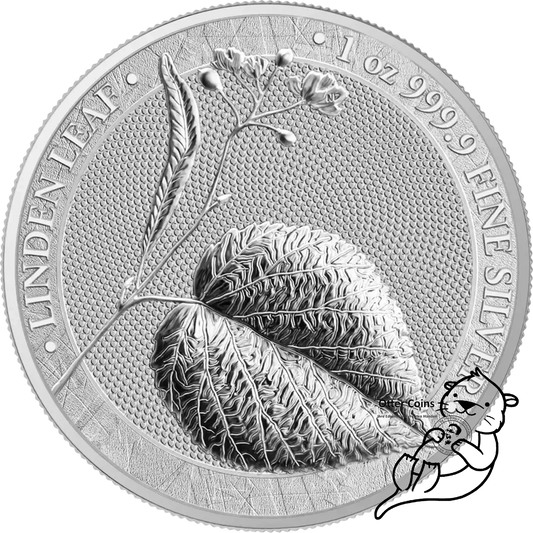 Germania Mint Linden Leaf 1 Oz Silbermünze 2022
