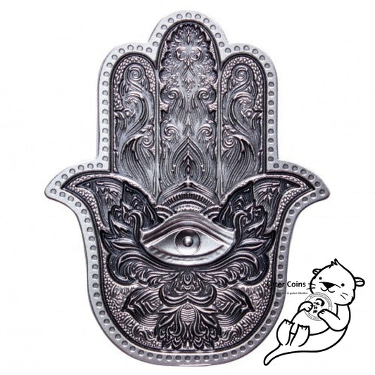 Hand of Hamsa Silver Stacker 2 Oz