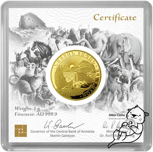 Arche Noah 1gr Gold 2021**