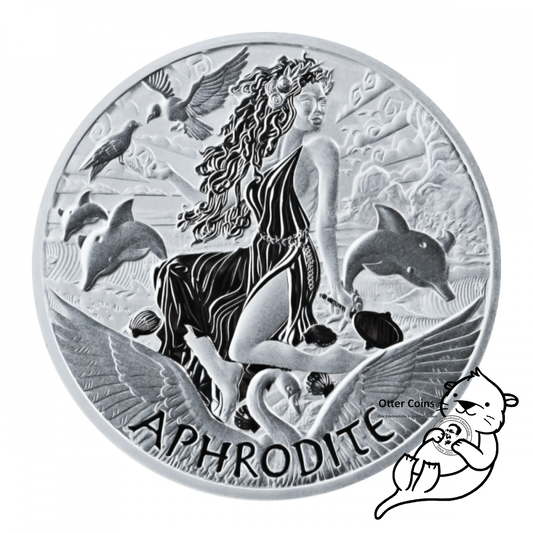 Gods of Olympus Aphrodite Silbermünze 5 oz 2022
